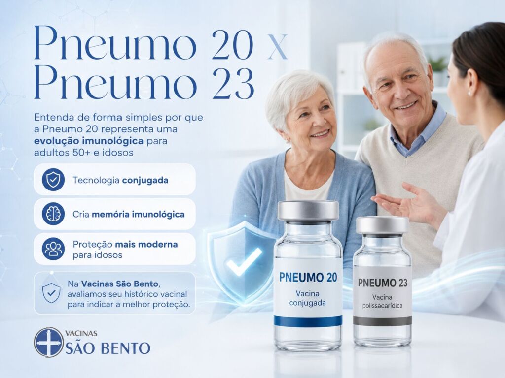 Imagem de Capa para Matéria - Por que a vacina Pneumo 20 representa uma evolução imunológica em relação à Pneumo 23 em idosos?