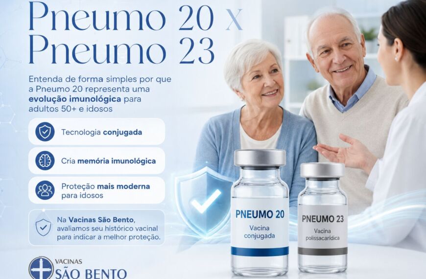 Imagem de Capa para Matéria - Por que a vacina Pneumo 20 representa uma evolução imunológica em relação à Pneumo 23 em idosos?